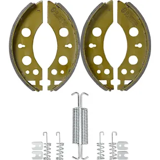 ProPlus Remschoenenset 200 x 35 mm voor AL-KO 2035 met 4 remschoenen, drukveren en trekveren voor remmen