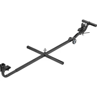 ProPlus Reservewielhouder onder caravan met wielen voor chassis 1300-1850 mm en reservewiel tot 23 kg