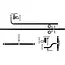 ProPlus Reservewielhouder onder caravan met wielen voor chassis 1300-1850 mm en reservewiel tot 23 kg