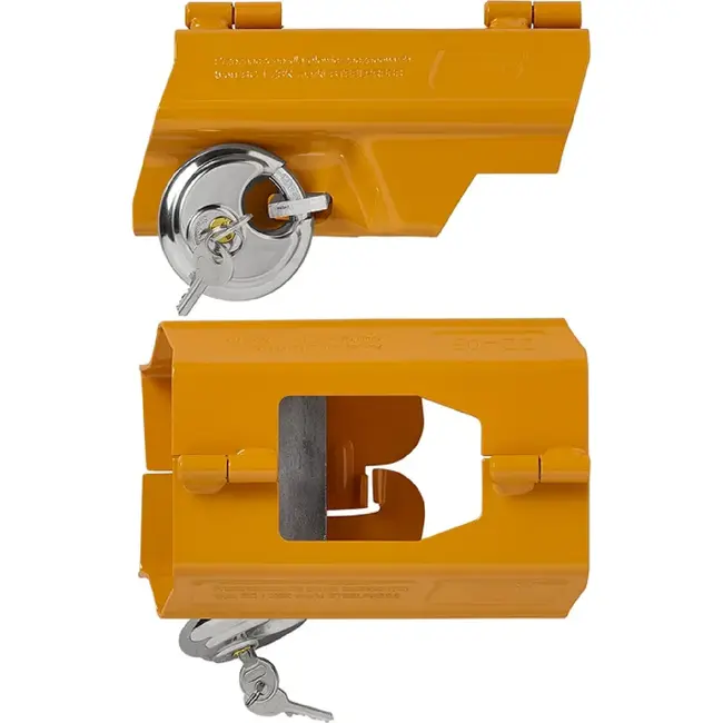 ProPlus Koppelingsslot ZZ-03A klapbaar RAL2008 voor Ø50 mm koppeling