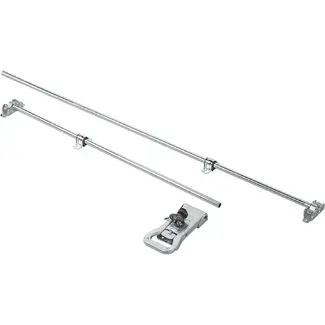 ProPlus Draaistangsluiting ZD-03 van staal met 2 stangen en slot
