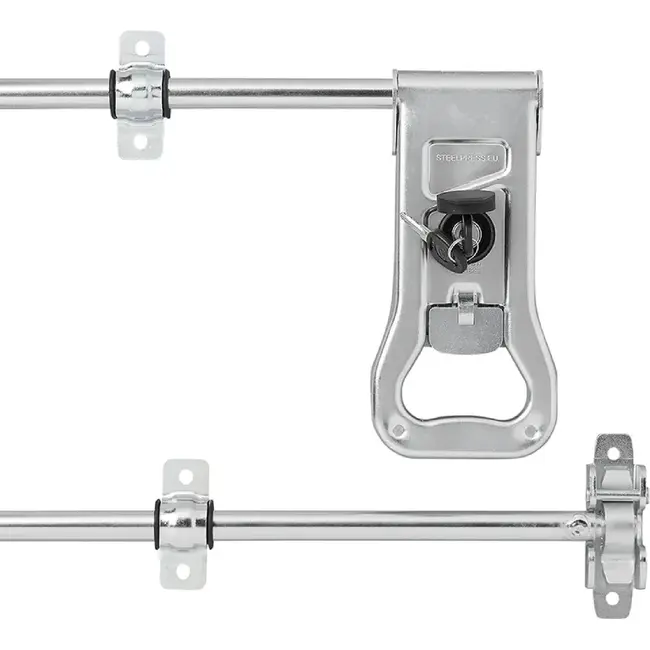 ProPlus Draaistangsluiting ZD-03 van staal met 2 stangen en slot