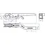 ProPlus Pendelsluiting links ZB-18L.B van staal en kunststof - 26,3 x 4,5 x 4,5 cm voor trailers