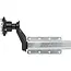 ProPlus Wielnaaf met torsievering links 750 kg - stalen aseind voor aanhangers met ophanging