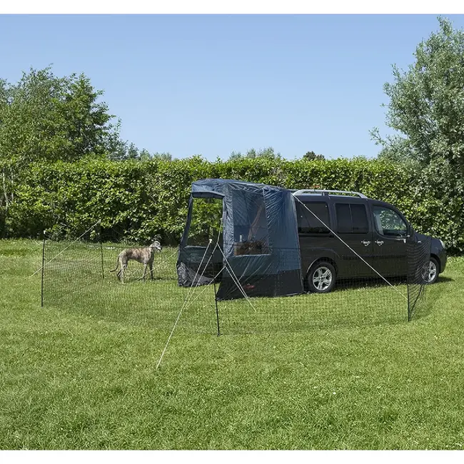 ProPlus Omheiningsnet voor huisdieren 18 m - zwart - 111 cm hoog