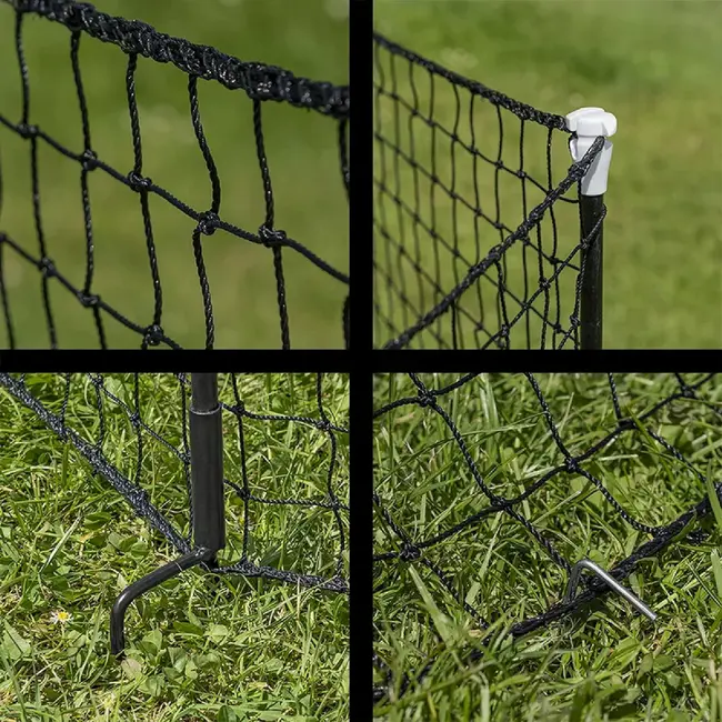 ProPlus Omheiningsnet voor huisdieren 18 m - zwart - 111 cm hoog