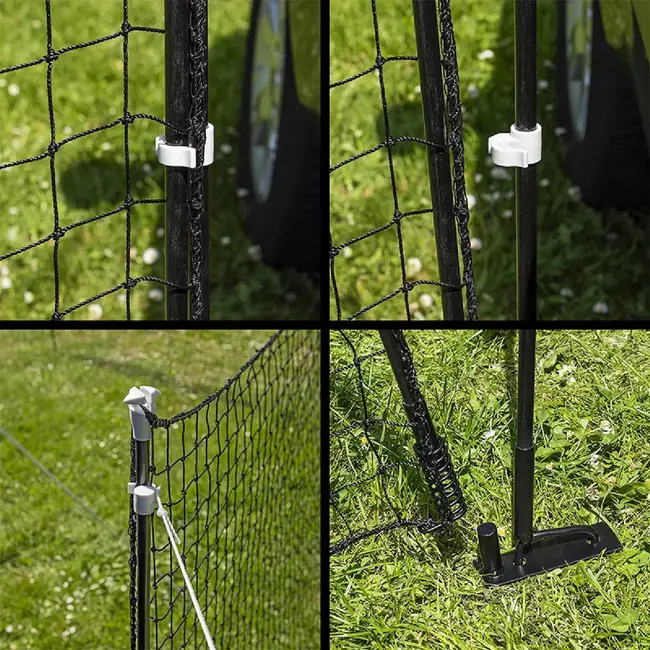 ProPlus Omheiningsnet voor huisdieren 18 m - zwart - 111 cm hoog