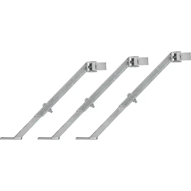 ProPlus Schoor uitschuifbaar voor neuswiel 60 mm - verzinkt staal