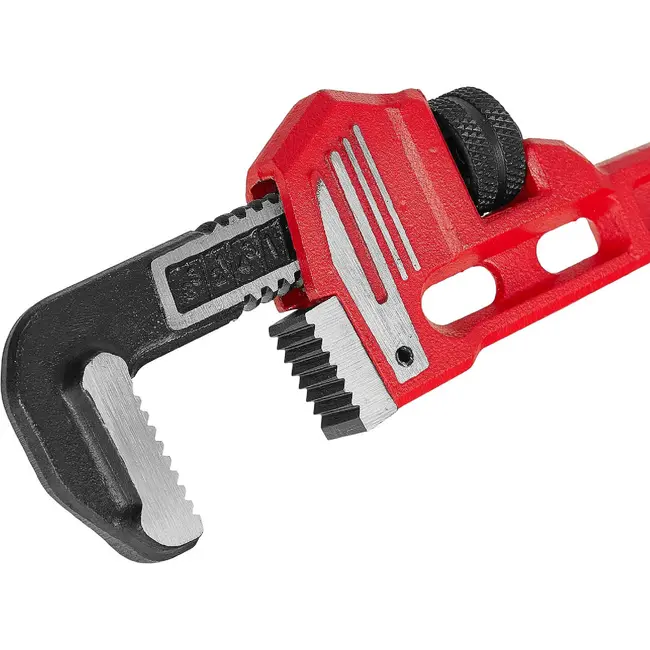 TVARDY Stillson pijptang 250 mm - 10 inch, CrMo-bekken en instelbereik 3/8 tot 1 1/4 inch