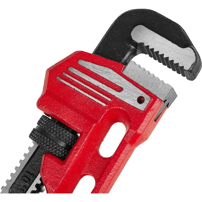 TVARDY Stillson pijptang 250 mm - 10 inch, CrMo-bekken en instelbereik 3/8 tot 1 1/4 inch