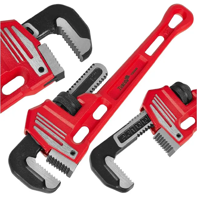 TVARDY Stillson pijptang 300 mm - 12 inch, CrMo-bekken en instelbereik 1/2 tot 2 inch