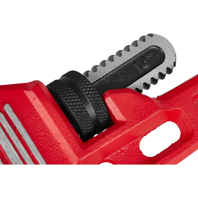 TVARDY Stillson pijptang 350 mm - 14 inch met getande CrMo-bekken en verstelbereik 1/2-2 inch