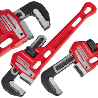 Tvardy Stillson pijptang 350 mm - 14 inch met getande CrMo-bekken en verstelbereik 1/2-2 inch