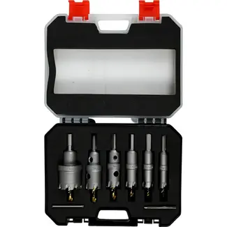 Benson Gatenzaagset RVS 16-35 mm 7-delig - rvs - 35 mm - 7-delig - voor bouw en montage - voor montage en reparatie