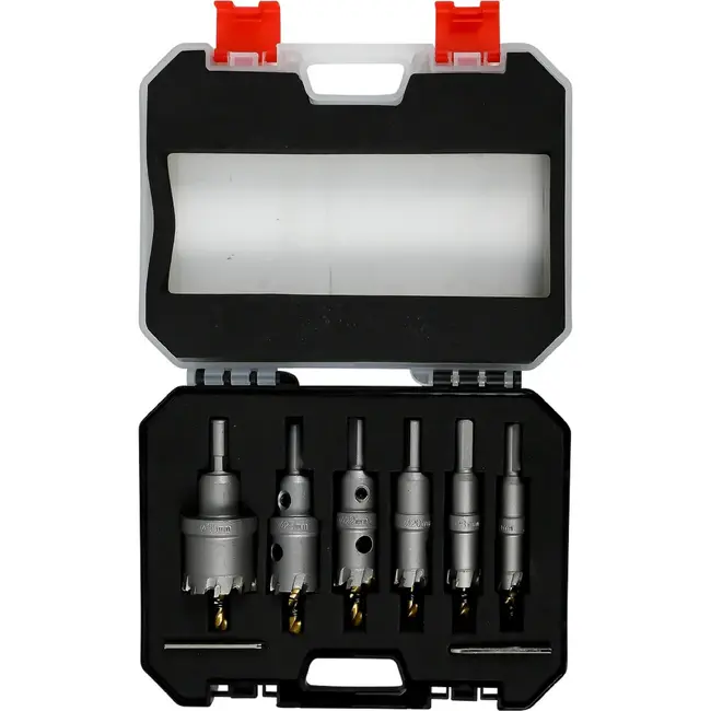 Benson TCT gatenzaagset RVS 7-delig - 16, 18, 20, 22, 25 en 35 mm