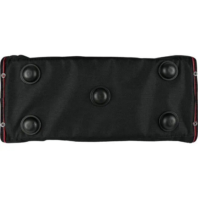 Benson Gereedschapstas open 58 cm - zwart-rood met schouderriem