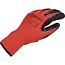 Benson Werkhandschoenen latex crinkle rood zwart maat 9 per paar