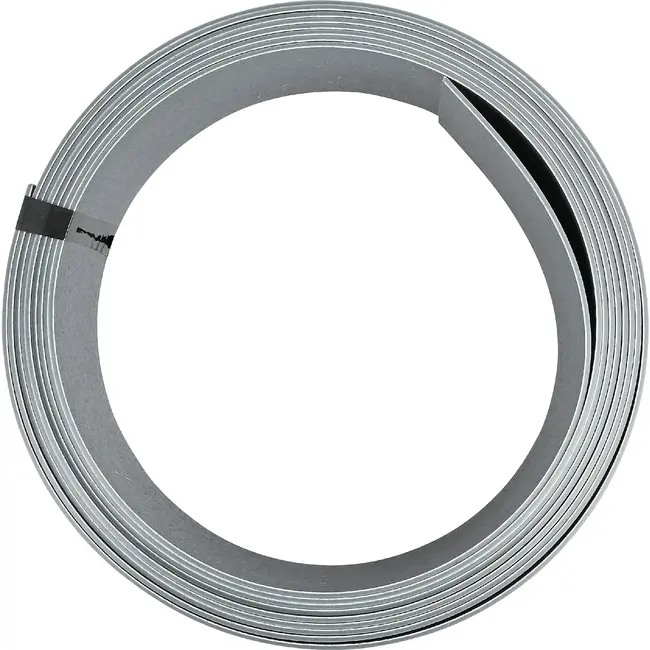 Benson Borderrand op rol 5 m x 7 cm grijs met 10 grondpennen voor tuin