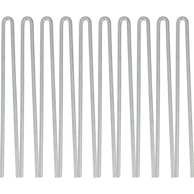 Benson Borderrand op rol 5 m x 7 cm grijs met 10 grondpennen voor tuin