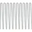 Benson Borderrand op rol 5 m x 7 cm grijs met 10 grondpennen voor tuin