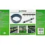 Benson Borderrand op rol 5 m x 7 cm grijs met 10 grondpennen voor tuin