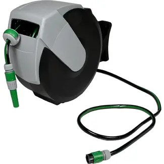 Benson Wandslang-box 25 meter met automatisch oprolsysteem voor tuin