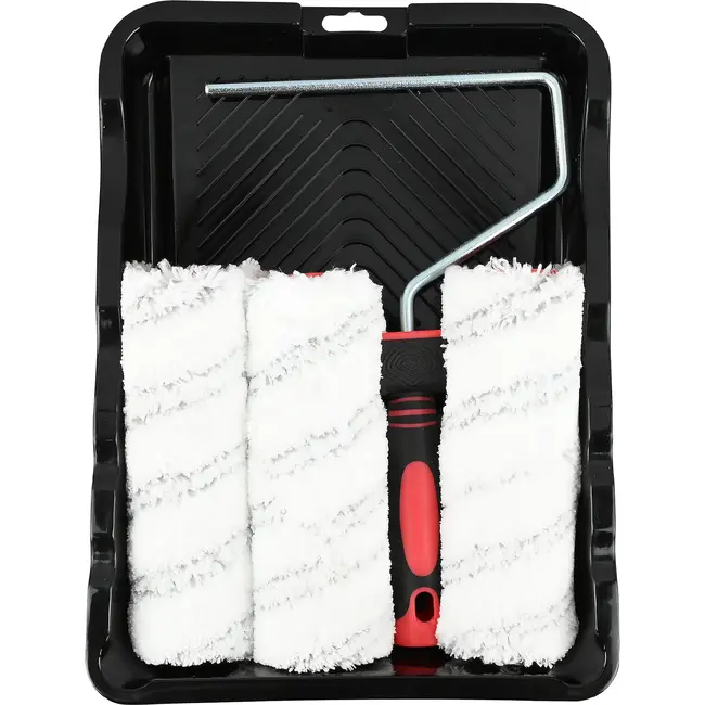 Benson Muurverfset 5-delig met 3 microvezelrollers van 180 mm voor muren