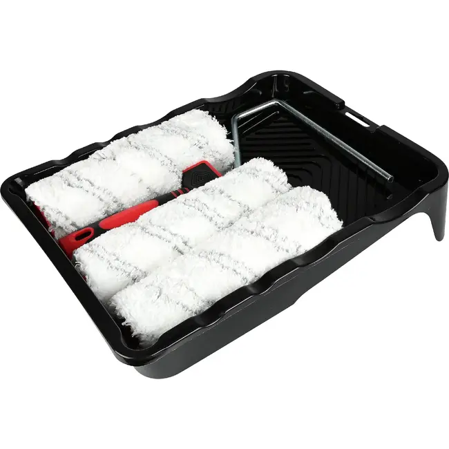Benson Muurverfset 5-delig met 3 microvezelrollers van 180 mm voor muren