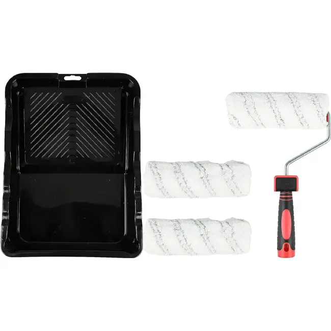 Benson Muurverfset 5-delig met 3 microvezelrollers van 180 mm voor muren