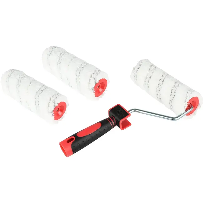 Benson Muurverfset 5-delig met 3 microvezelrollers van 180 mm voor muren