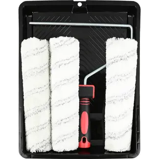 Benson Muurverfset 5-delig met 3 microvezelrollers van 250 mm voor muren