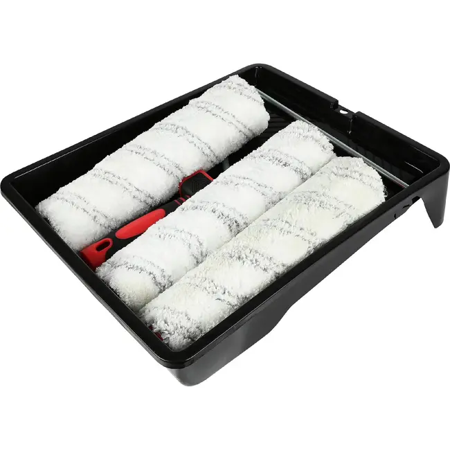 Benson Muurverfset 5-delig met 3 microvezelrollers van 250 mm voor muren