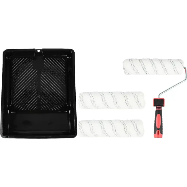 Benson Muurverfset 5-delig met 3 microvezelrollers van 250 mm voor muren
