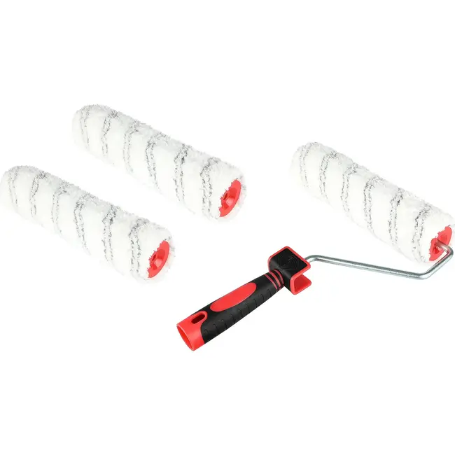 Benson Muurverfset 5-delig met 3 microvezelrollers van 250 mm voor muren