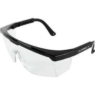 Benson Veiligheidsbril zwart frame met heldere slagvaste lenzen