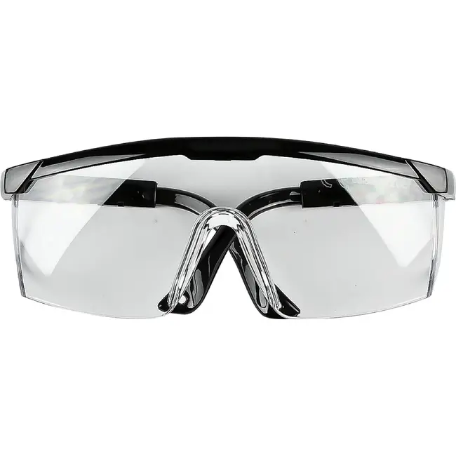 Benson Veiligheidsbril zwart frame met heldere slagvaste lenzen