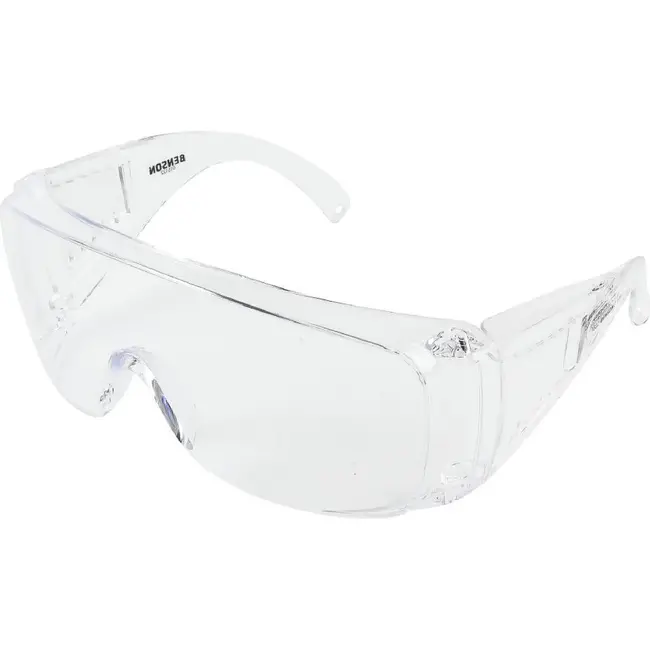 Benson Veiligheidsbril transparant frame met heldere slagvaste lenzen