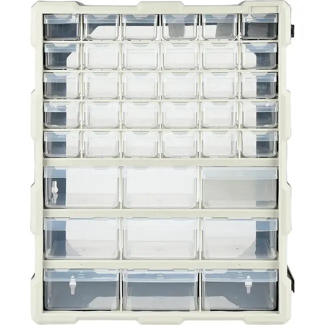 Benson Opbergbox met 39 vakken - 38,1 x 46,5 x 15,8 cm - voor kleine schroeven, moeren en boortjes