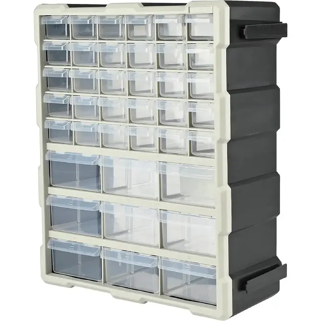 Benson Opbergbox met 39 vakken - 38,1 x 46,5 x 15,8 cm - voor kleine schroeven, moeren en boortjes