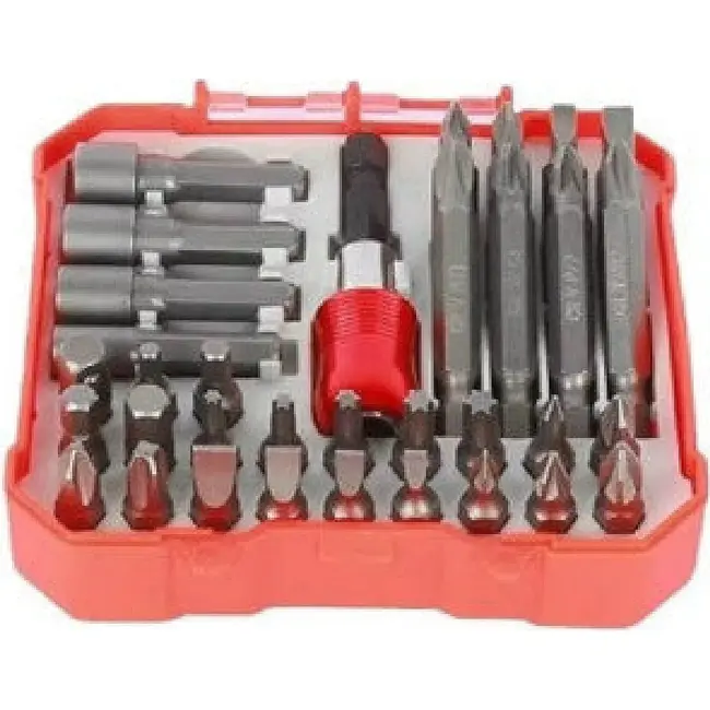 Benson Bitset 34-delig S2-staal - sterke slijtvaste bits in compacte opbergcase voor montage
