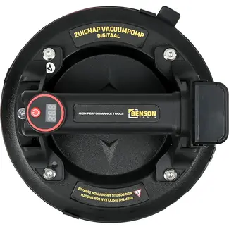 Benson Elektrische vacuümzuignap 200 mm met digitaal display en accu