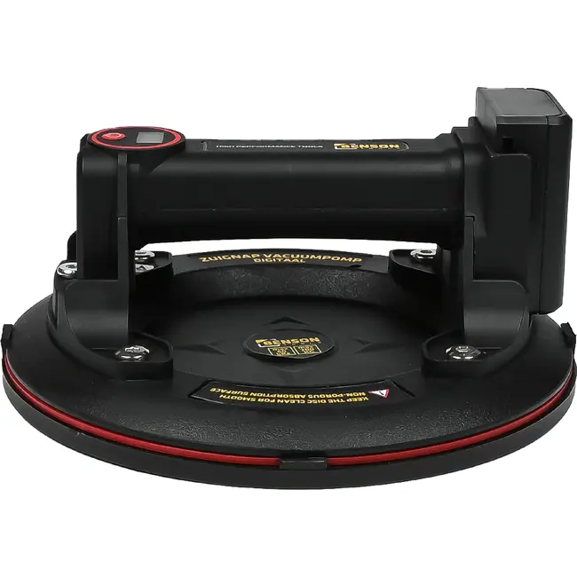 Benson Elektrische vacuümzuignap 200 mm met digitaal display en accu