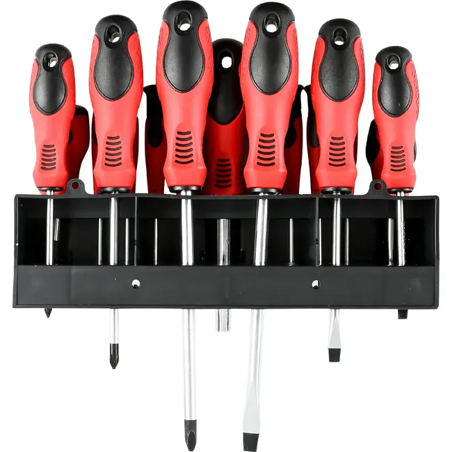 Benson Schroevendraaierset 37-delig met 16 schroevendraaiers, 20 CrV-bits en magnetische bithouder