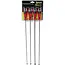 Benson Schroevendraaierset extra lang 4-delig - CrV met Square S0, S1, S2 en S3 van 450 mm