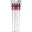 Benson Schroevendraaierset extra lang 4-delig - CrV met Square S0, S1, S2 en S3 van 450 mm