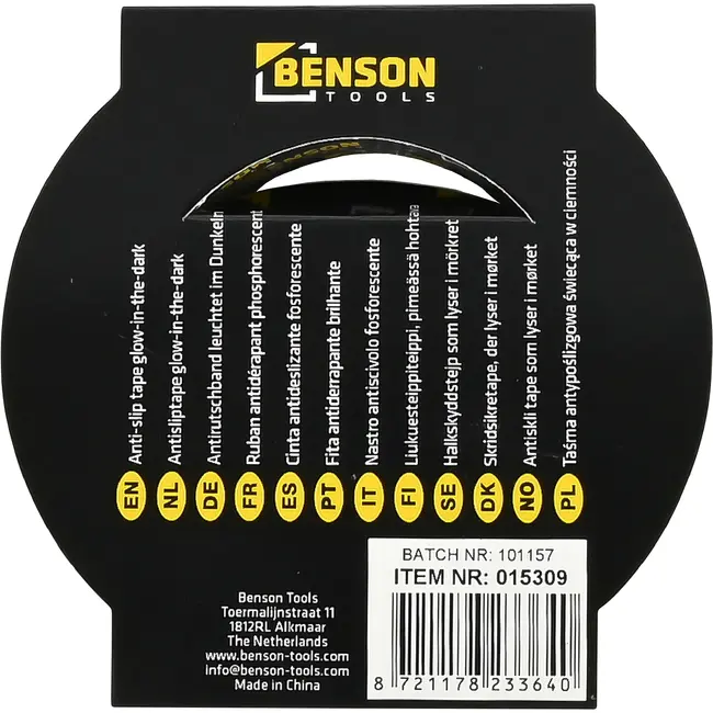 Benson Antisliptape glow-in-the-dark 25 mm x 5 m – Extra grip