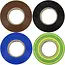 Benson PVC-tape 4-delig – 4 x 20 m – Verschillende kleuren voor klussen