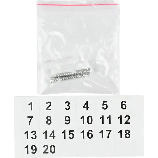 Stahlex Sleutelkast met codeslot – 20 haken – Zwart staal – Inclusief sleutellabels en bevestiging