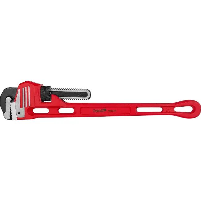 Tvardy Stillson pijptang 600 mm - 24 inch met getande CrMo-bekken en verstelbereik 1/2-3 inch