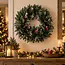 Ruhhy Besneeuwde Kerstkrans - 45 cm - Sfeervolle Deur- en Wanddecoratie